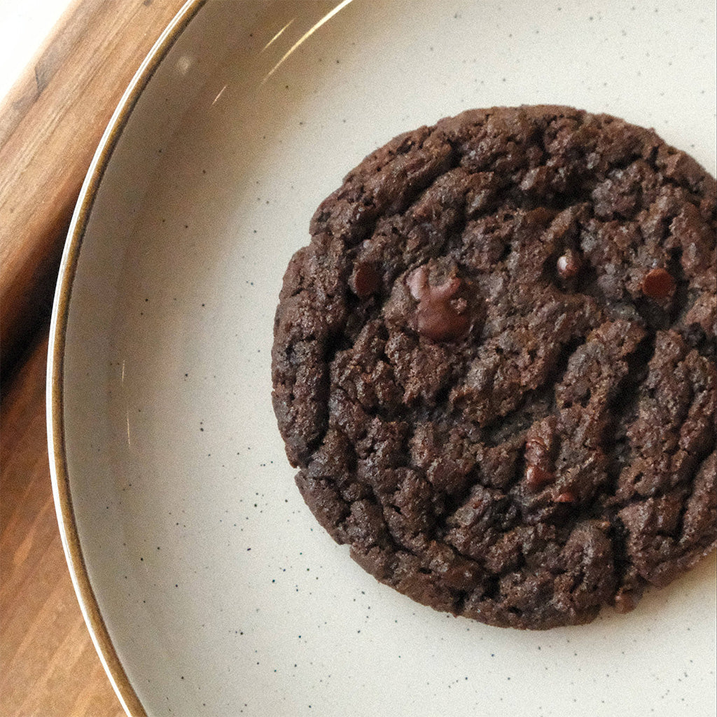 Top view of VIetnamese Mocha Cookie
