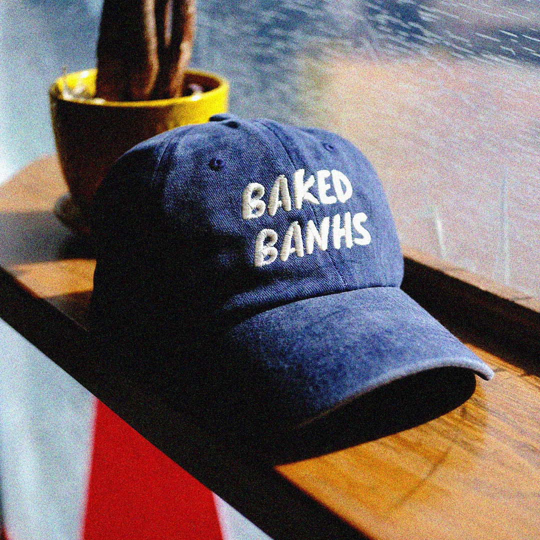 Front view of Baked Banhs Cap