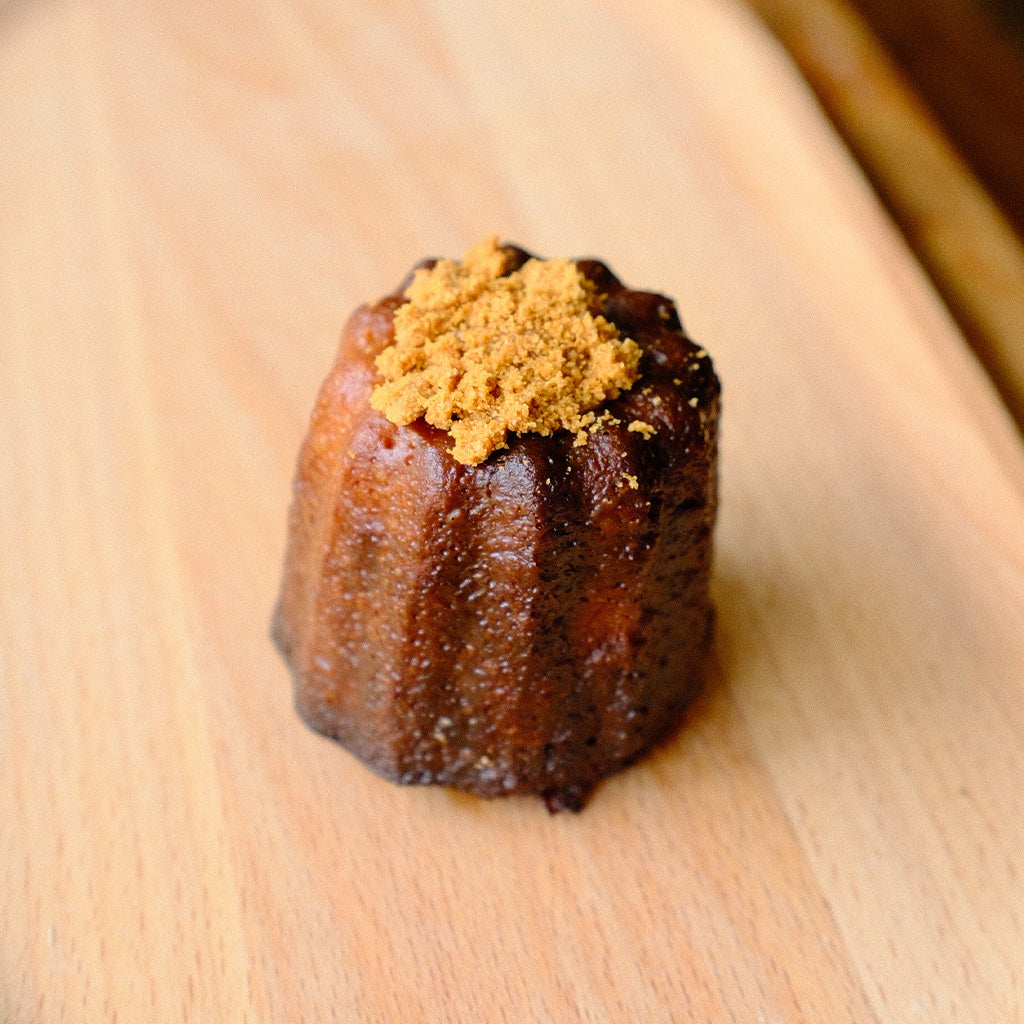 Front View of Biscoff Canele