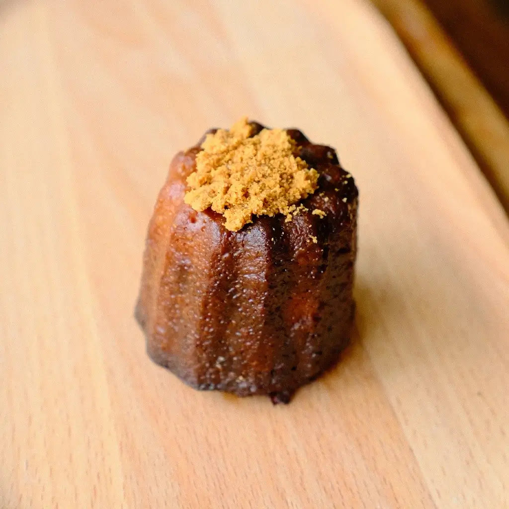 Top View of Biscoff Canele