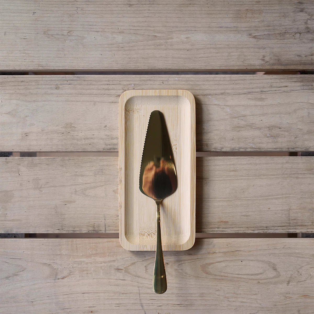 Top View of Cake Server