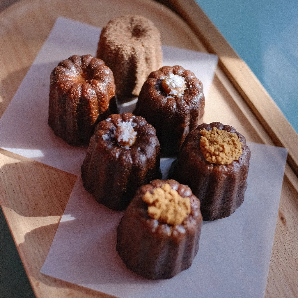 Top View of Canele Assortment