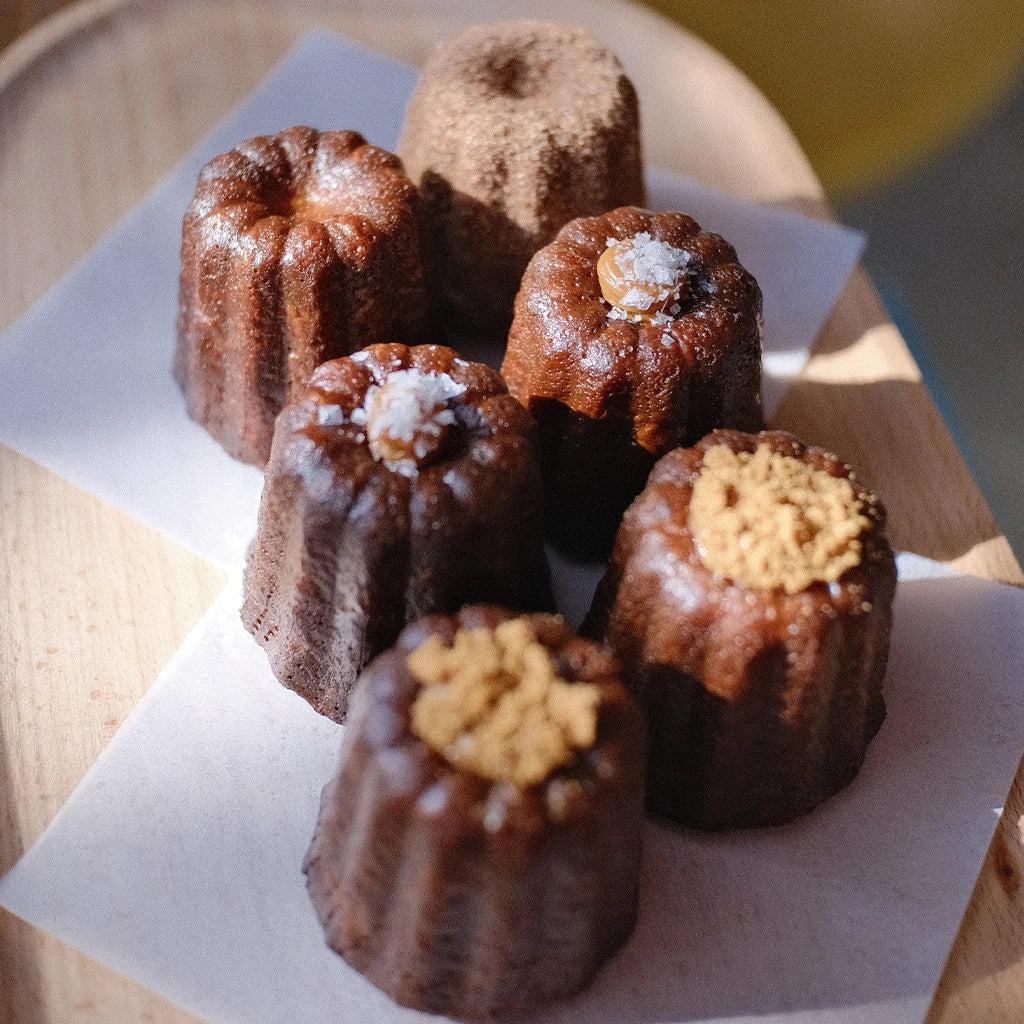 Top View of Canele Assortment