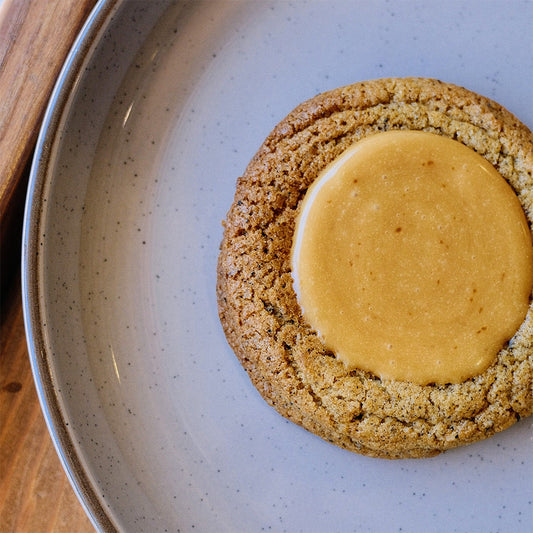 Top view of Earl Grey Yuzu Cookie